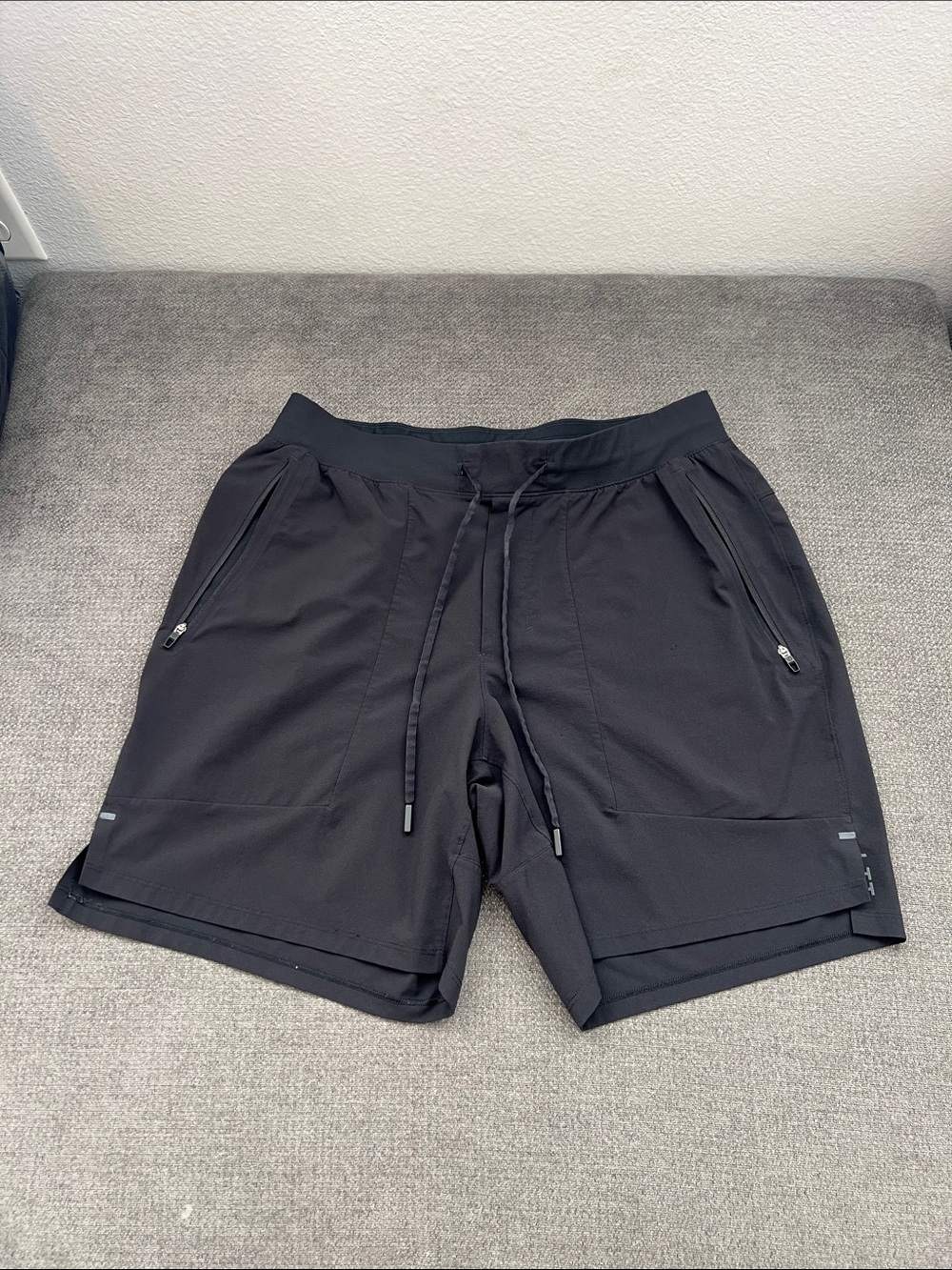 lululemon athletica Men’s Black Performance Drawstring Shorts
